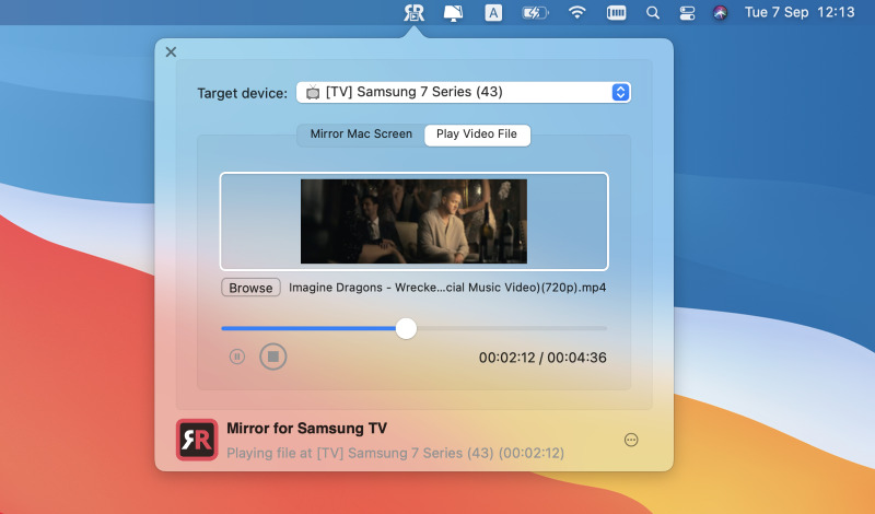 How to connect Mac to Samsung Smart TV using AirBeam
