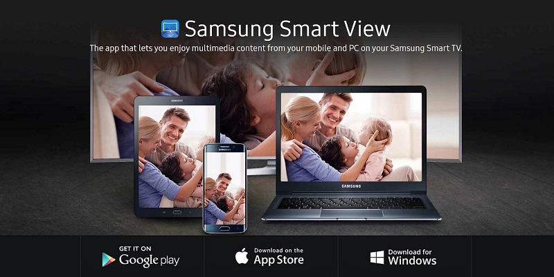 Aplicación Samsung Smart View.