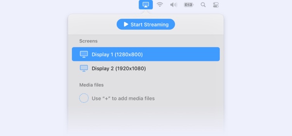  Mac mit JustStream auf Samsung spiegeln.