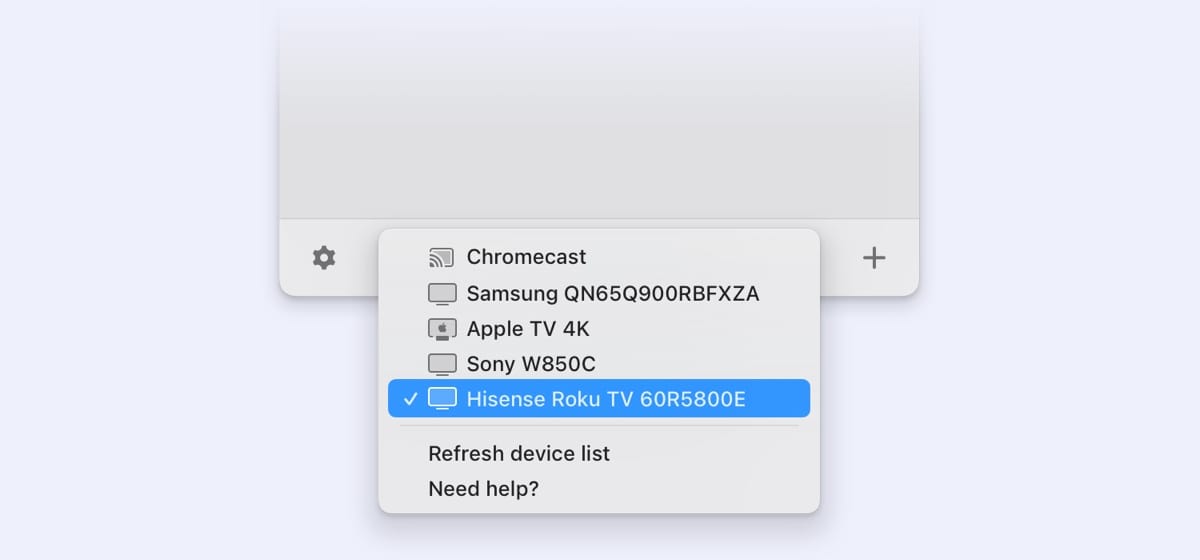 screen sharing mac to samsung tv for free