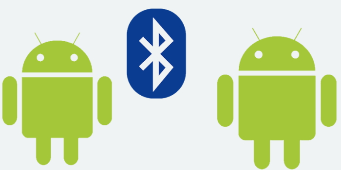 Bluetooth is easy way to share photos between Android devices.
