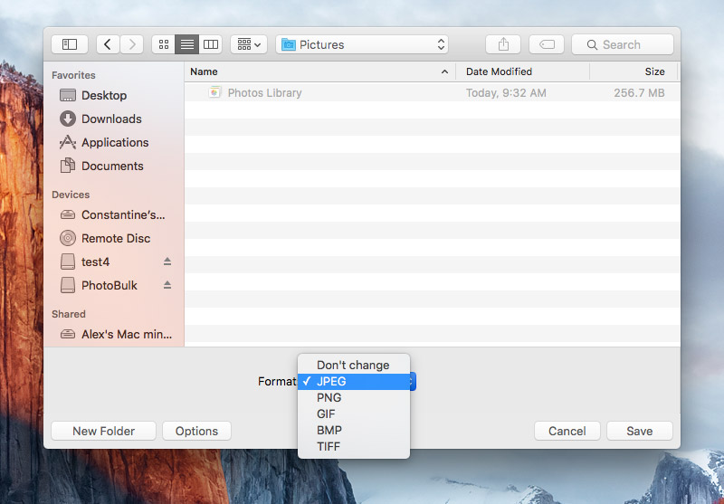 Mac image converter