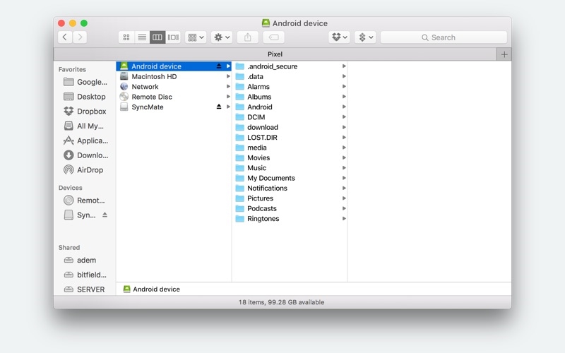 android file transfer on mac