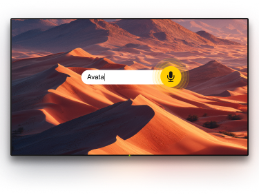 TV with microphone option