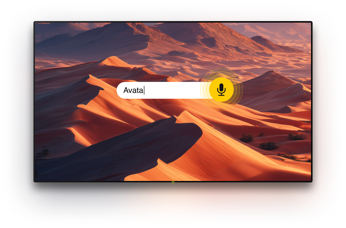 TV with microphone option