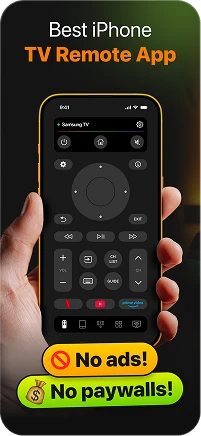TVRem is the best TV remote app for iPhone or iPad