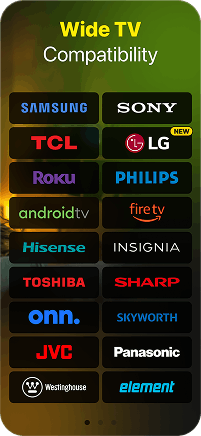 Compatible avec les principales marques de Smart TV