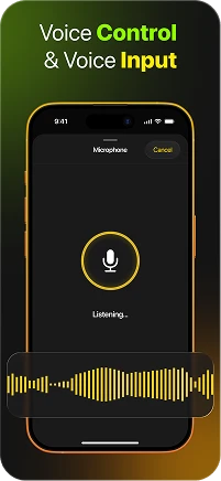 Voice control for hands-free navigation