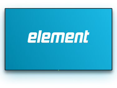 TV with a background image