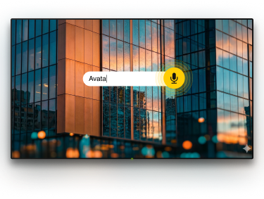 TV with microphone option