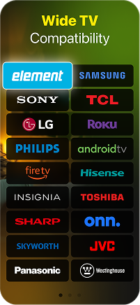 Compatible with major Smart TV brands