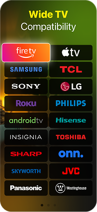 Compatible with major Smart TV brands
