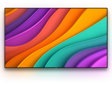TV with a background image
