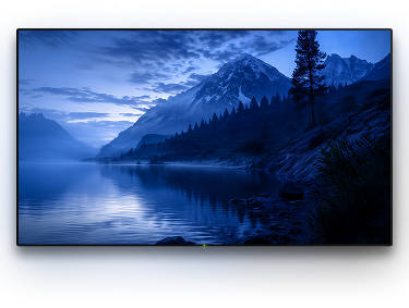 TV with a background image