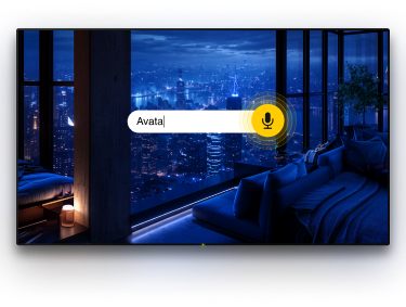 TV with microphone option
