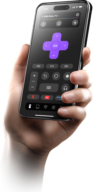 TVRem interface with a connected Onn TV