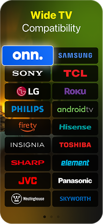Compatible with major Smart TV brands