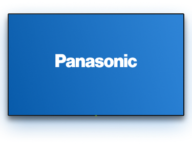 TV with a background image
