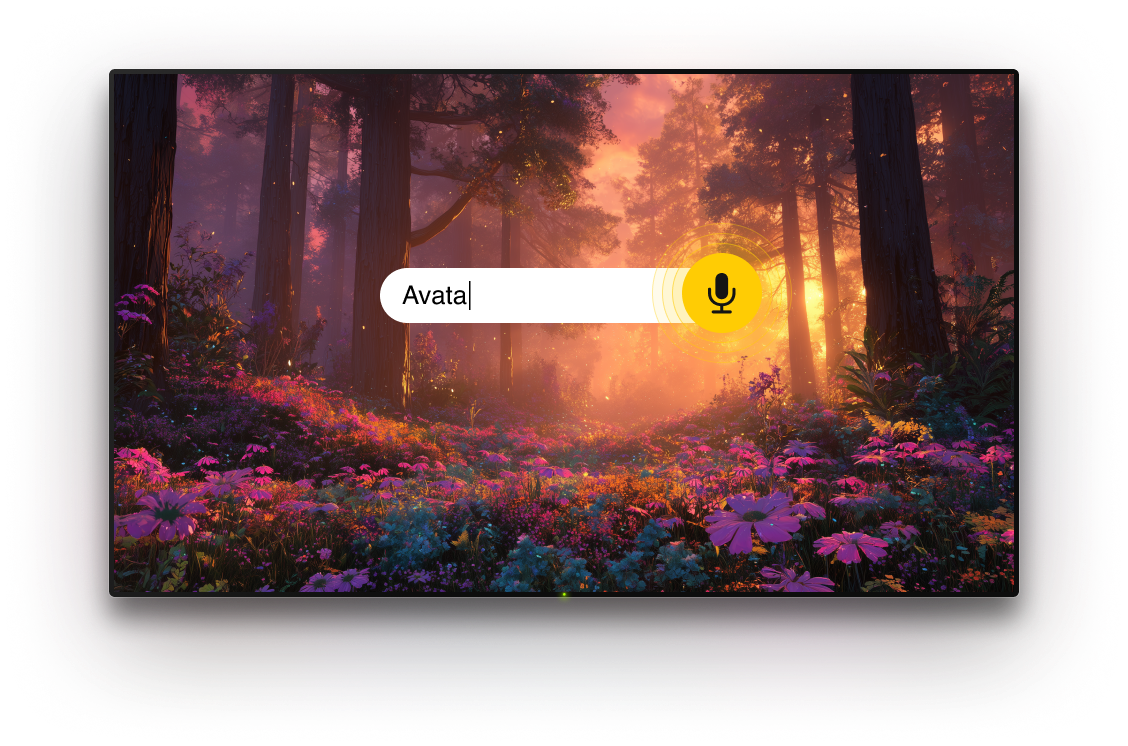 TV with microphone option