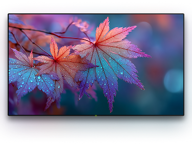 TV with a background image