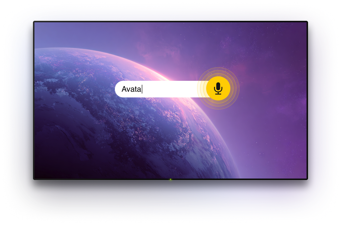 TV with microphone option