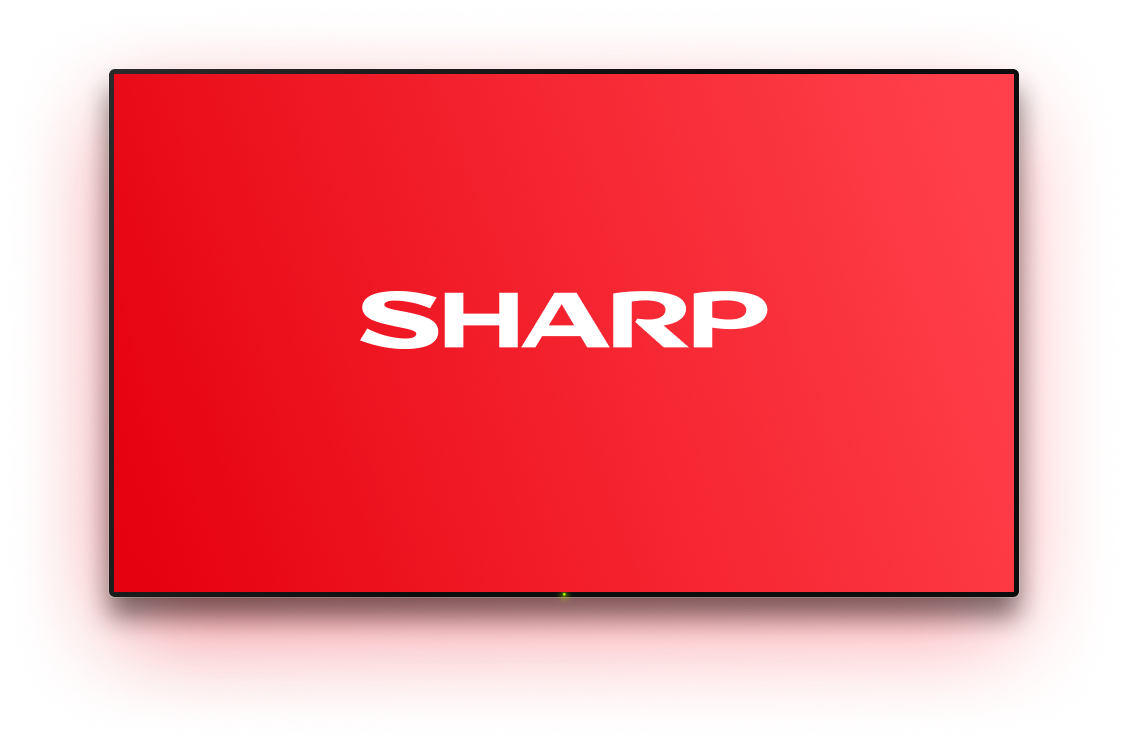Sharp TV image
