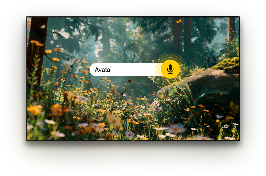 TV with microphone option