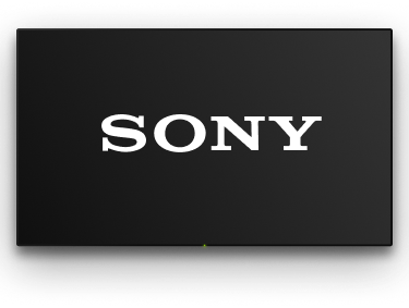 TV with a background image