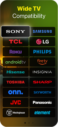 Compatible with major Smart TV brands