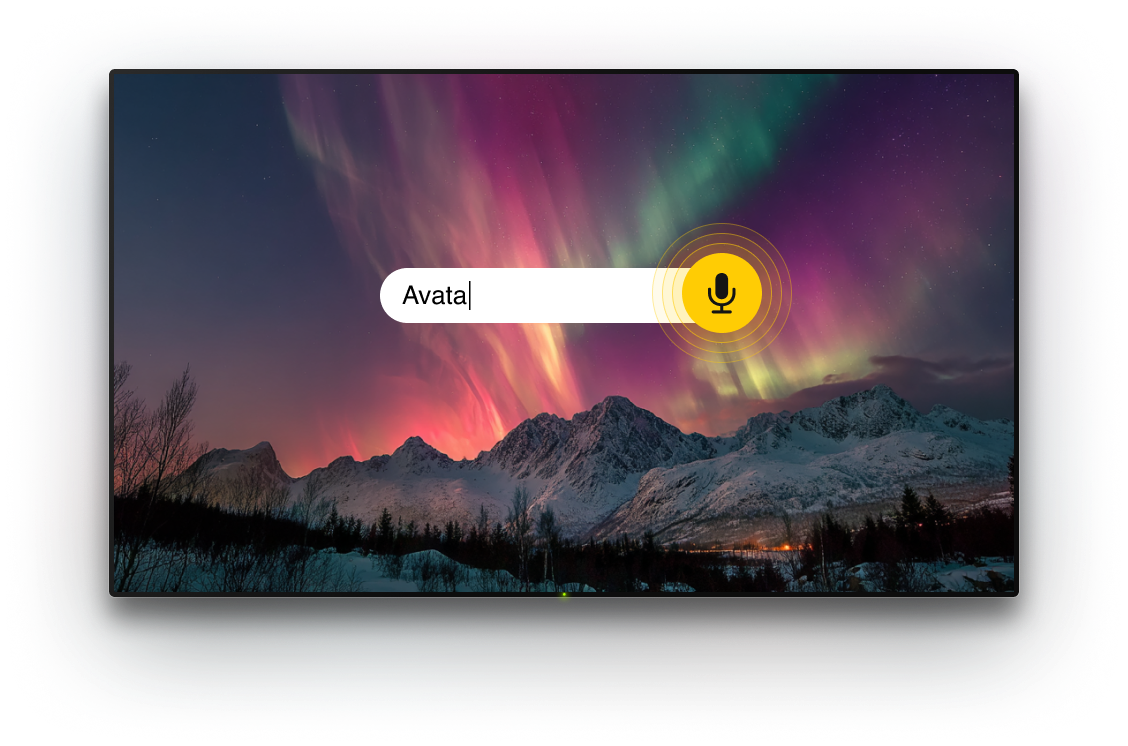 TV with microphone option