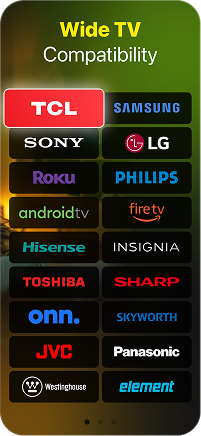 Compatible with major Smart TV brands