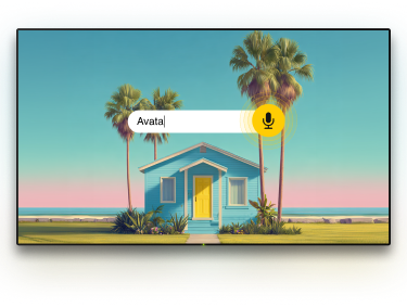 TV with microphone option