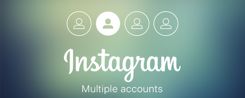 Více účtů na Instagramu