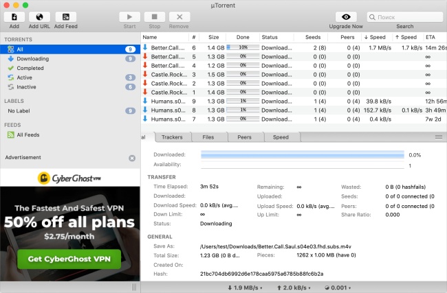 torrent for mac free