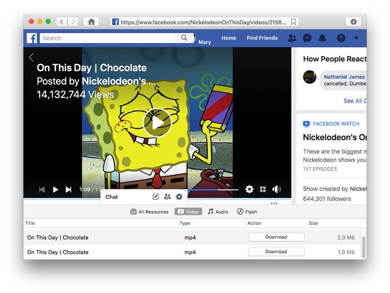 download videos from facebook mac