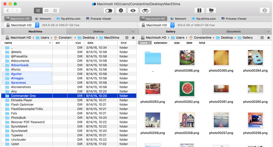 Dual-pane file manager for Mac with FTP client - Commander One