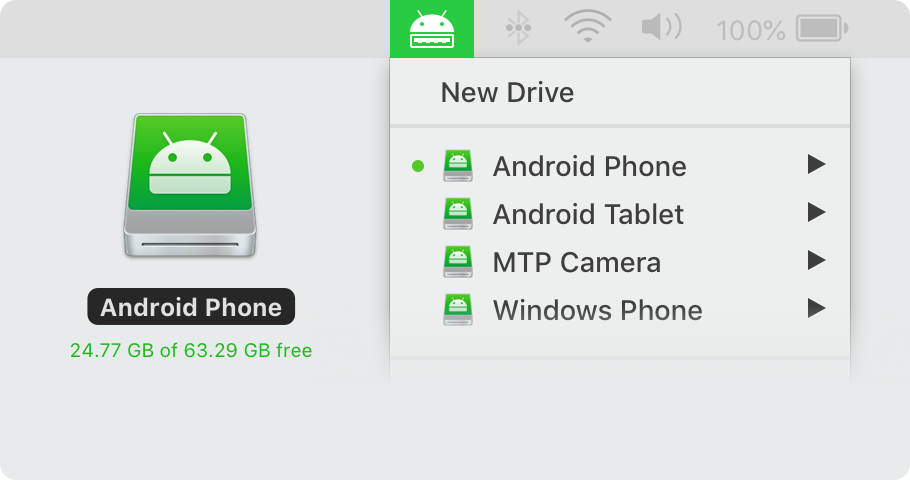 And that’s it - you can start Android file transfer process