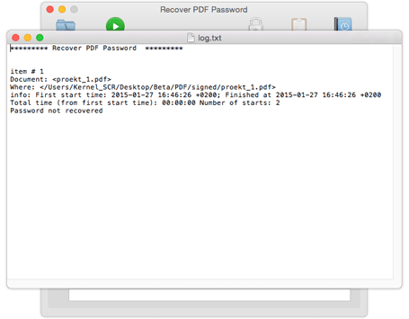 recover pdf password mac os
