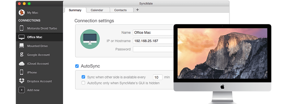 Sync several Macs