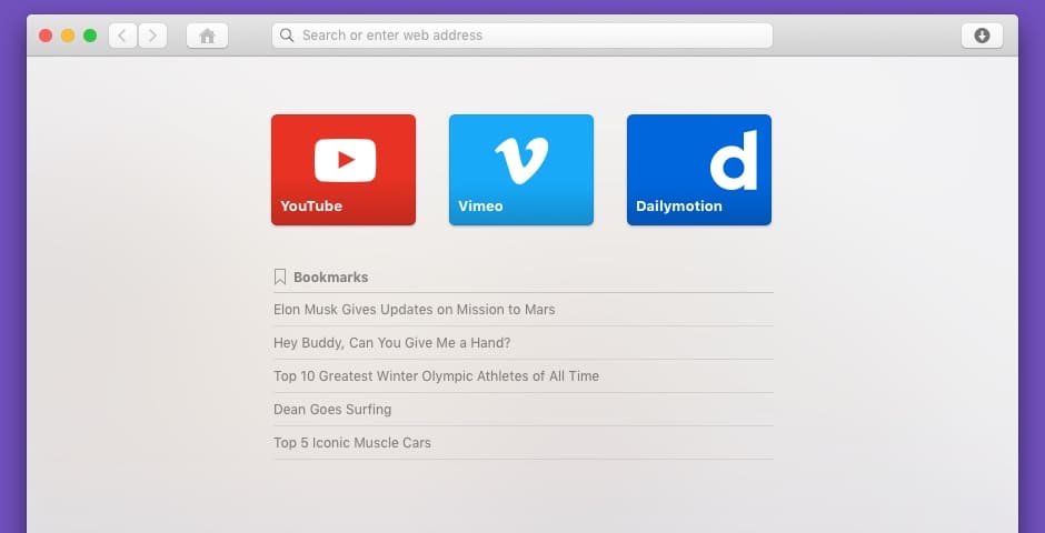 Video downloader for Mac: VideoDuke