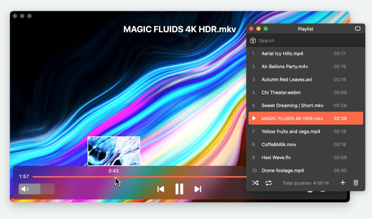 Elmedia Player with SRT Support
