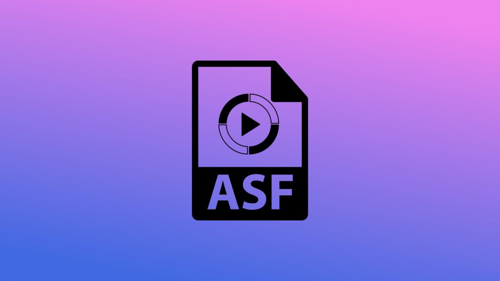 ASF file format on Mac.