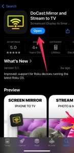 Download DoCast from the App Store on iPhone