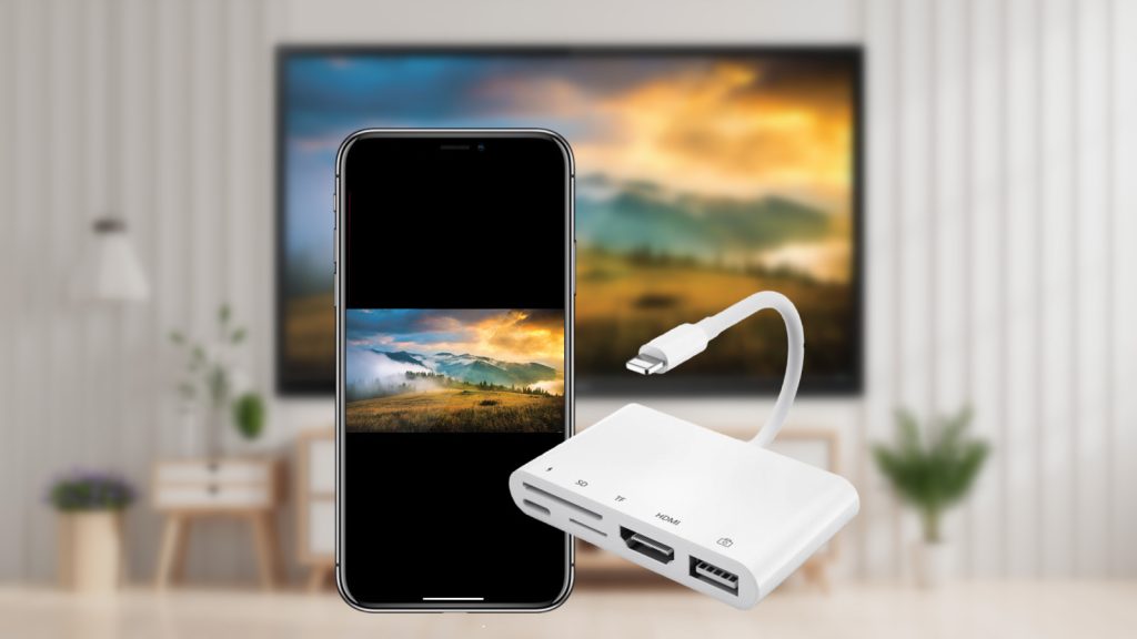 Connect iPhone to TV using HDMI cable