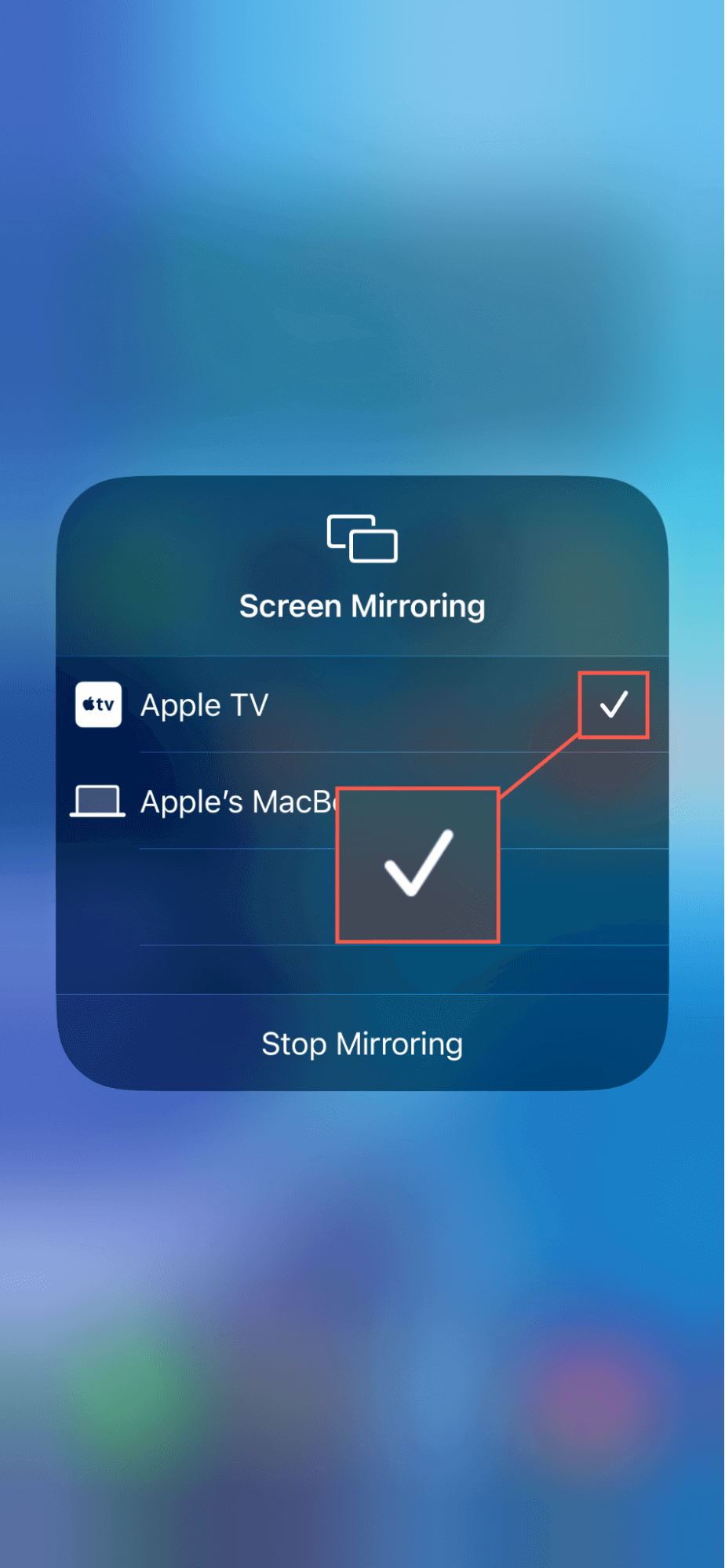 how to screen share my iphone to firestick