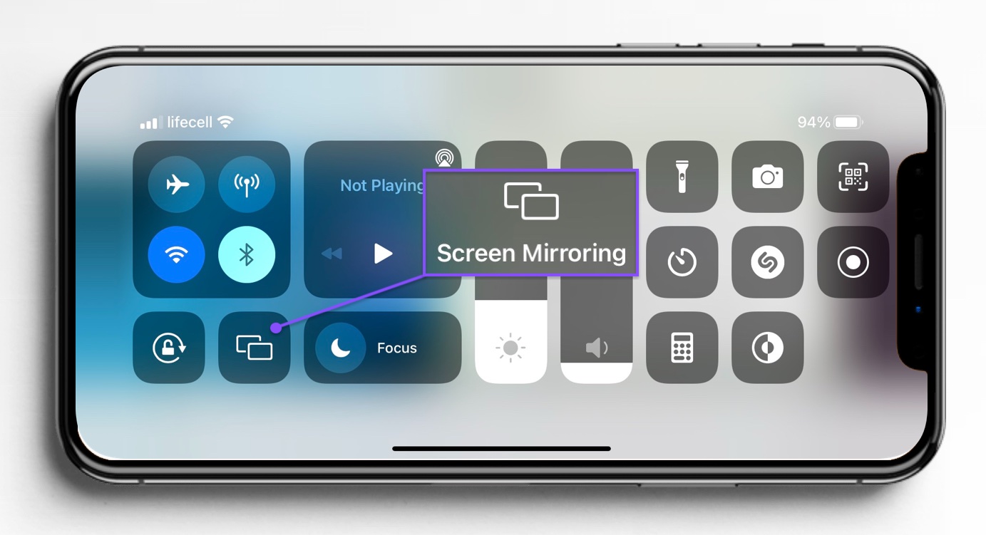 Screen Mirroring Option Iphone 