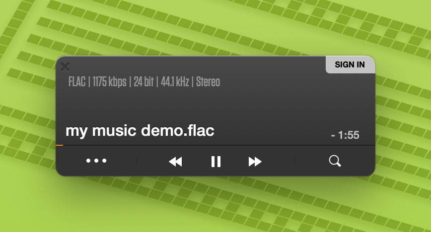 App Store の VOX プレーヤーのページのスクリーンショット VOX:MP3およびFLAC音楽プレーヤー