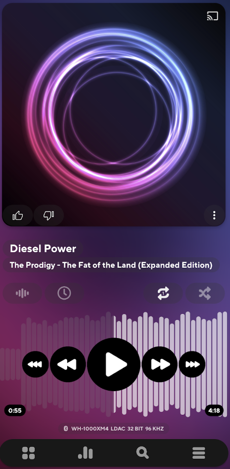 Poweramp Musikplayer (Erweiterte Ausgabe)