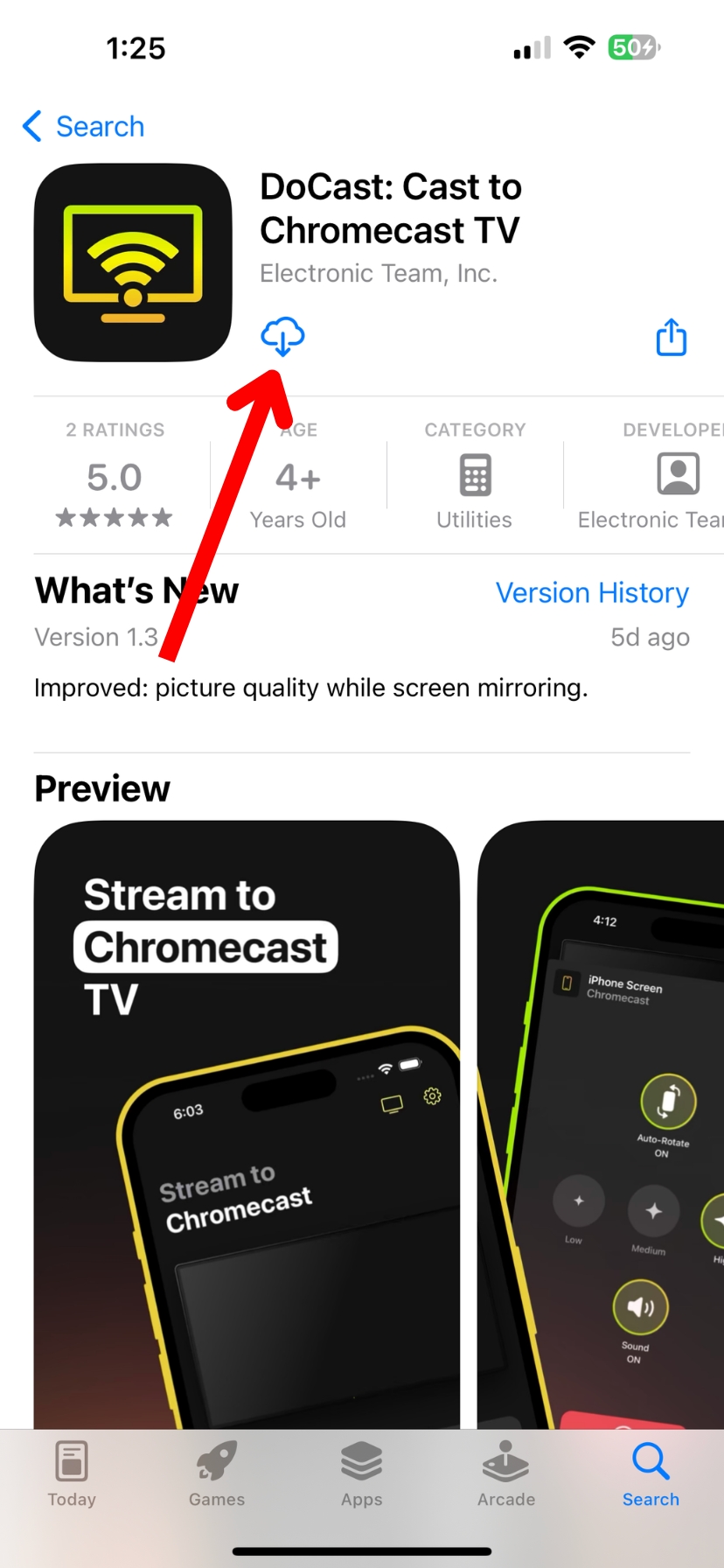 The DoCast app on the App Store