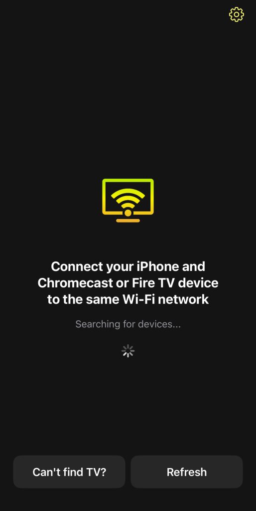 Connect your devices to the same Wi-Fi network